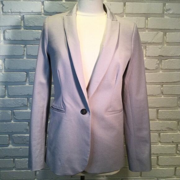 J. Crew Light Gray Parke Blazer in Bi Stretch 4 Tall - Picture 1 of 6